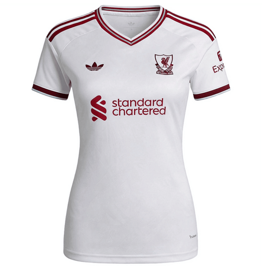 Női Liverpool Idegenbeli Futball Mez 2026/27 Fehér