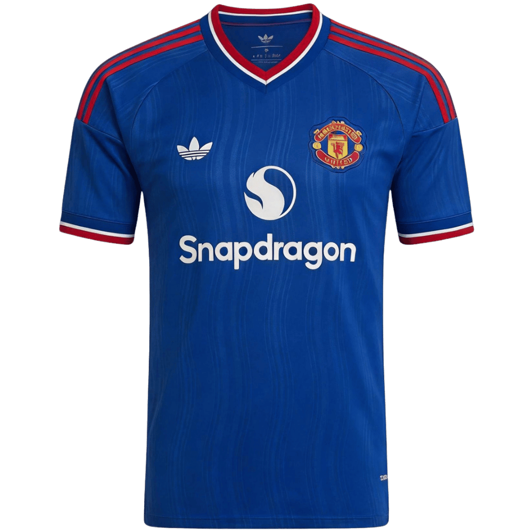 CUNHA #10 Manchester United Idegenbeli Mez 2026/27 Kék