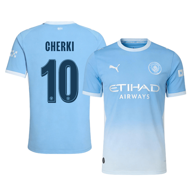 CHERKI #10 Manchester City Játékos Verzió Hazai Mez 2026/27 Kék - UCL