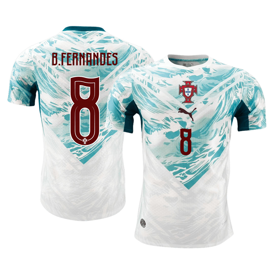 B.FERNANDES #8 Portugália Játékos Verzió Idegenbeli Mez Világbajnoki 2026