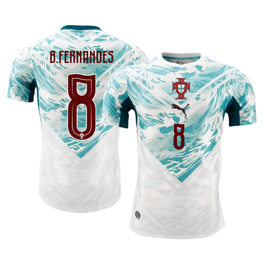 B.FERNANDES #8 Portugália Játékos Verzió Idegenbeli Mez Világbajnoki 2026