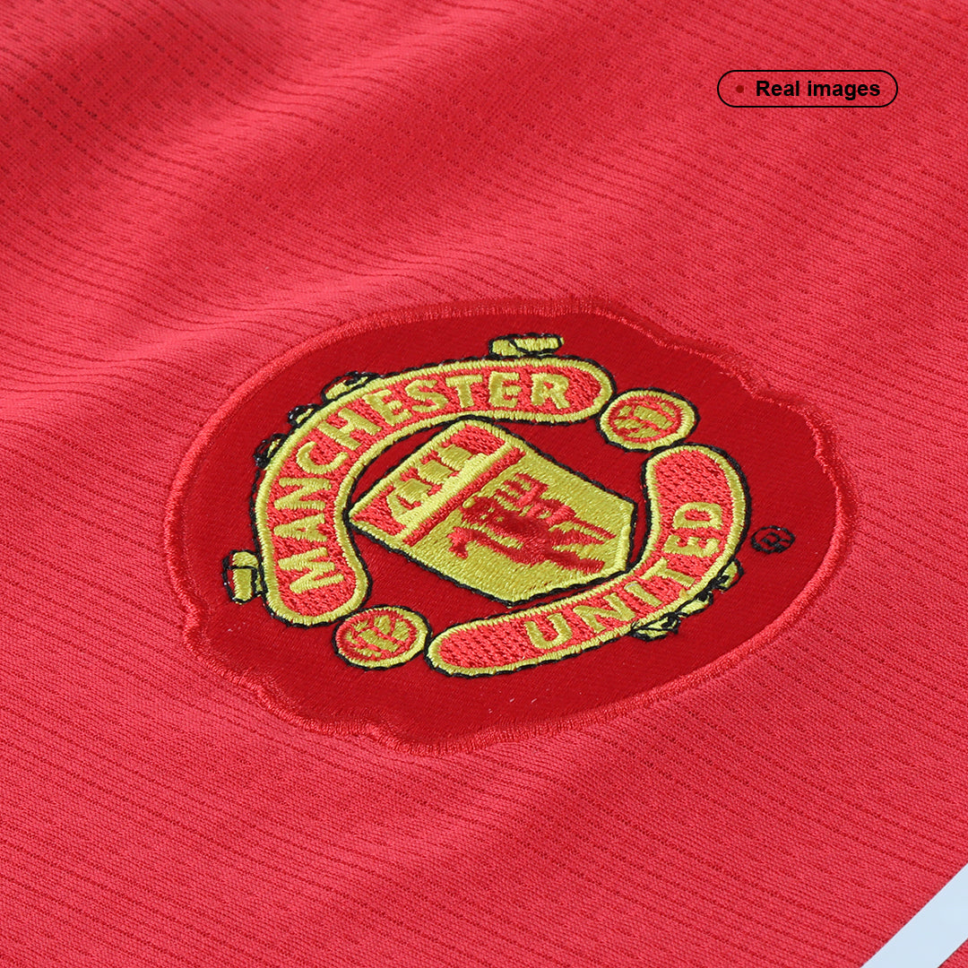 RONALDO #7 Manchester United Otthon Retro Futball Mez 2007/08 Piros
