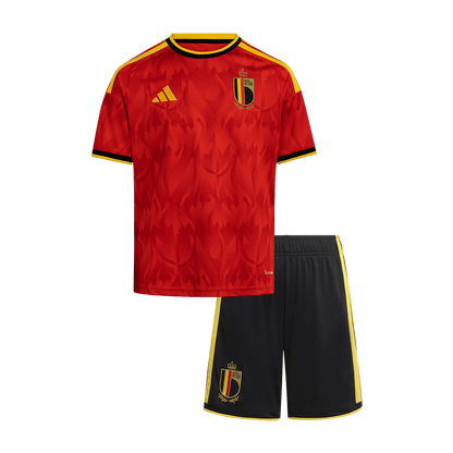 Belgium Gyerek Hazai Mez Készlet(Mez+Nadrág) World Cup 2026 Piros