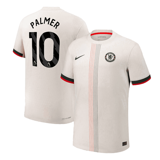 PALMER #10 Játékos Chelsea Idegenbeli Soccer Mez 2025/26 Fehér