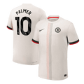 PALMER #10 Játékos Chelsea Idegenbeli Soccer Mez 2025/26 Fehér