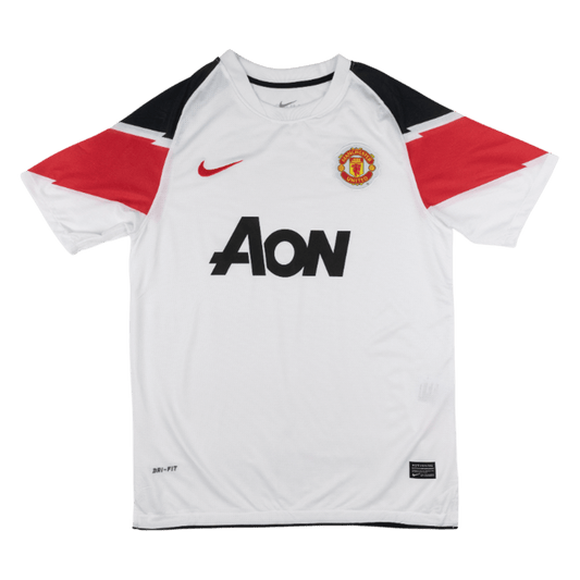 Manchester United Idegenbeli Retro Futball Mez 2010/11 Fehér 2025/26
