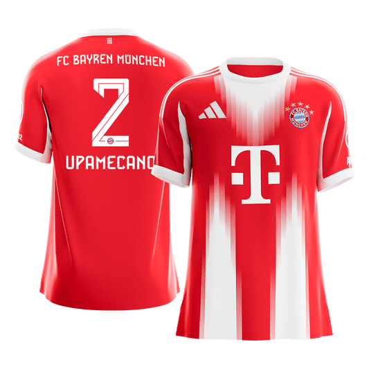 UPAMECANO #2 Bayern Munich Hazai Futball Mez 2025/26 Piros