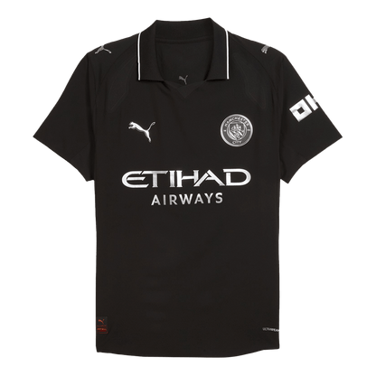 FODEN #47 Játékos Manchester City Idegenbeli Soccer Mez 2025/26 Fekete