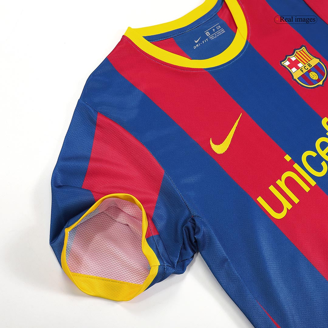 Barcelona Hazai Retro Futball 2010/11 Piros&Kék
