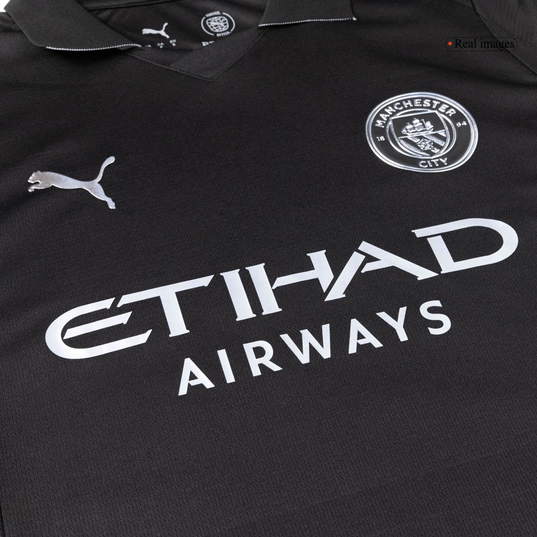 Manchester City Idegenbeli Futball Mez 2025/26 Fekete