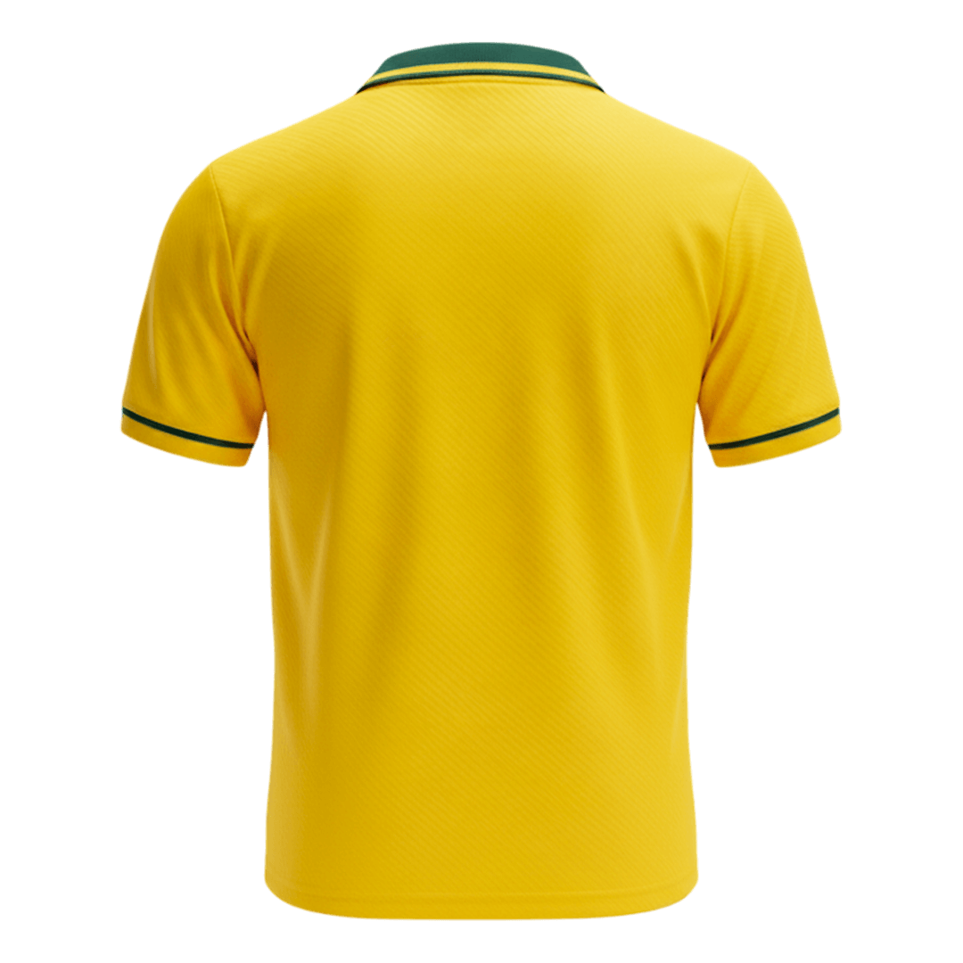 Brazília Hazai Retro Futball Mez 1994 Sárga
