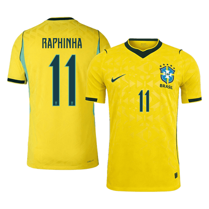 RAPHINHA #11 Brazília Játékos Verzió Hazai Mez Világbajnoki 2026 Sárga