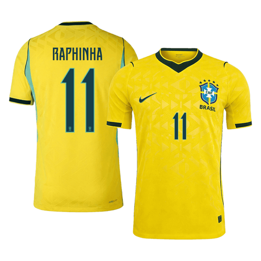 RAPHINHA #11 Brazília Játékos Verzió Hazai Mez Világbajnoki 2026 Sárga