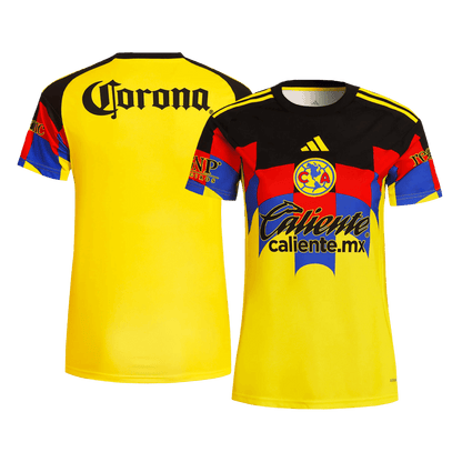 Női Club America Mez 2025/26 Sárga