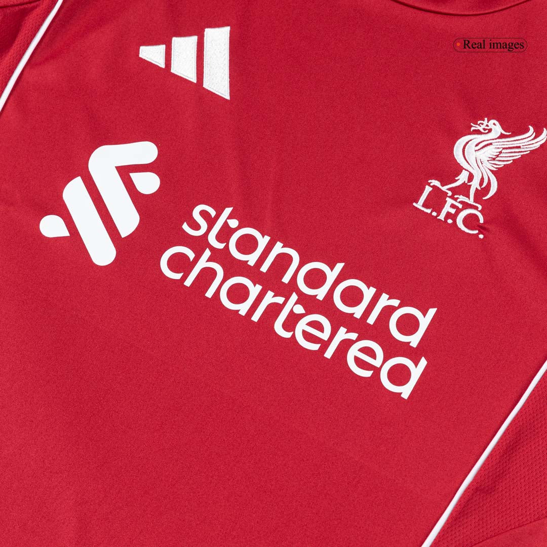 SZOBOSZLAI #8 Liverpool Otthon Mez 2025/26 Piros