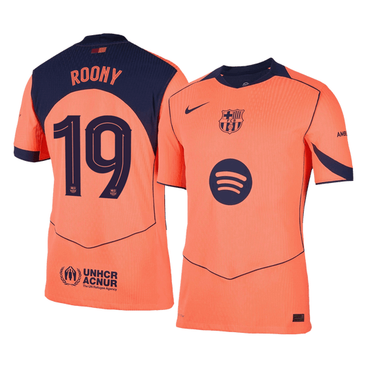 ROONY #19 Barcelona Játékos Idegenbeli Harmadik Mez 2025/26