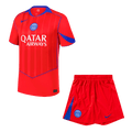 PSG Idegenbeli Harmadik Mez Szett (Mez+Nadrág) 2025/26 Piros