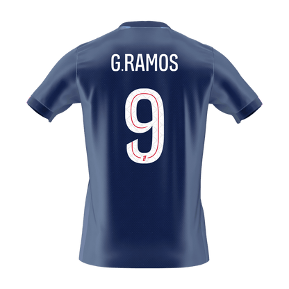 G.RAMOS #9 PSG
 Otthon Futball Mez 2025/26 Sötétkék