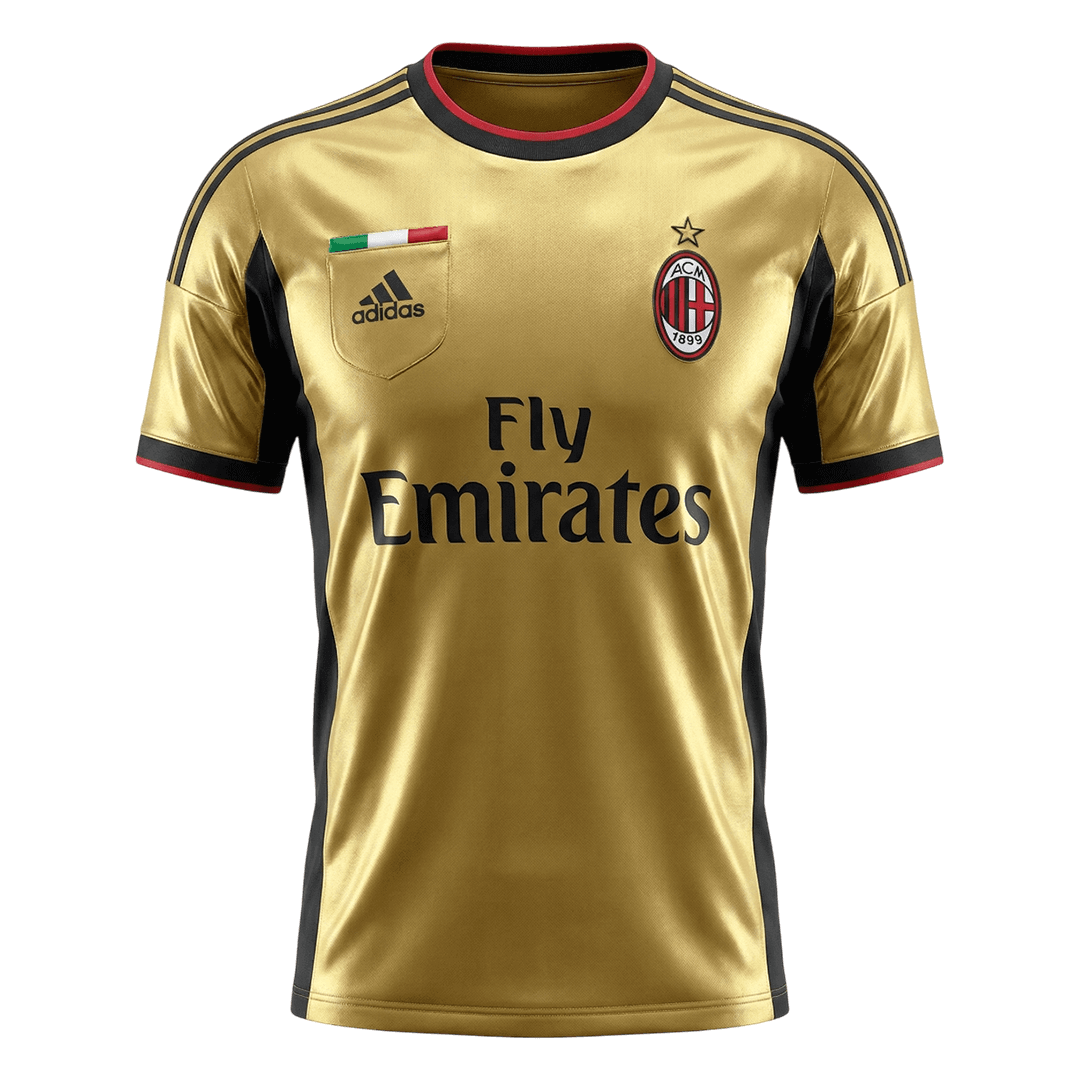 AC Milan Idegenbeli Retro Futball Mez 2013/14 Sárga 2025/26
