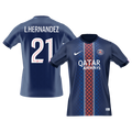 L.HERNANDEZ #21 PSG Hazai Futball Mez 2025/26 Sötétkék