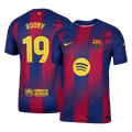 ROONY #19 Barcelona Játékos Otthon Mez 2025/26 Piros & Kék - UCL