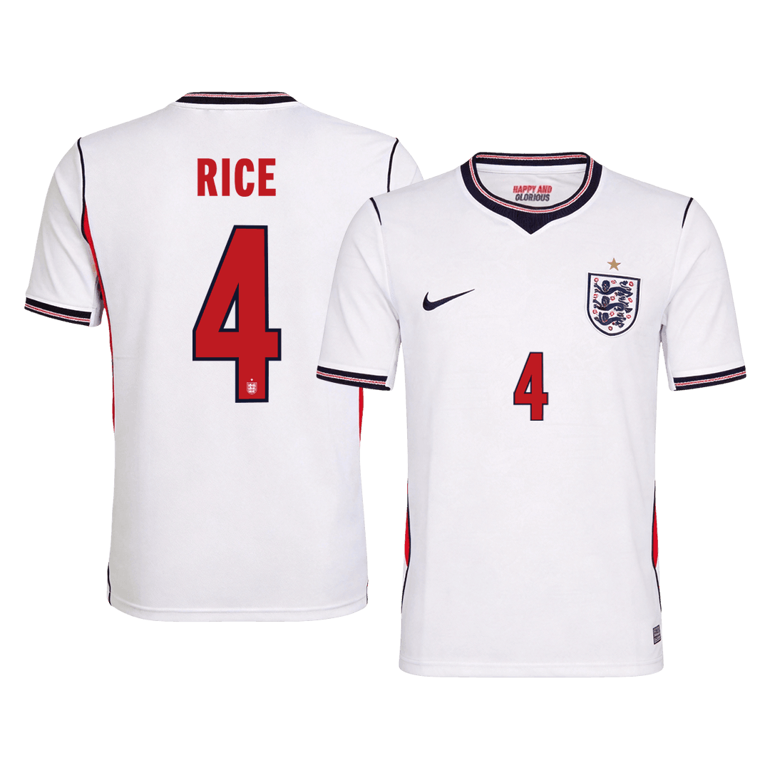 RICE #4 Anglia Hazai Világbajnoki Mez 2026 Fehér