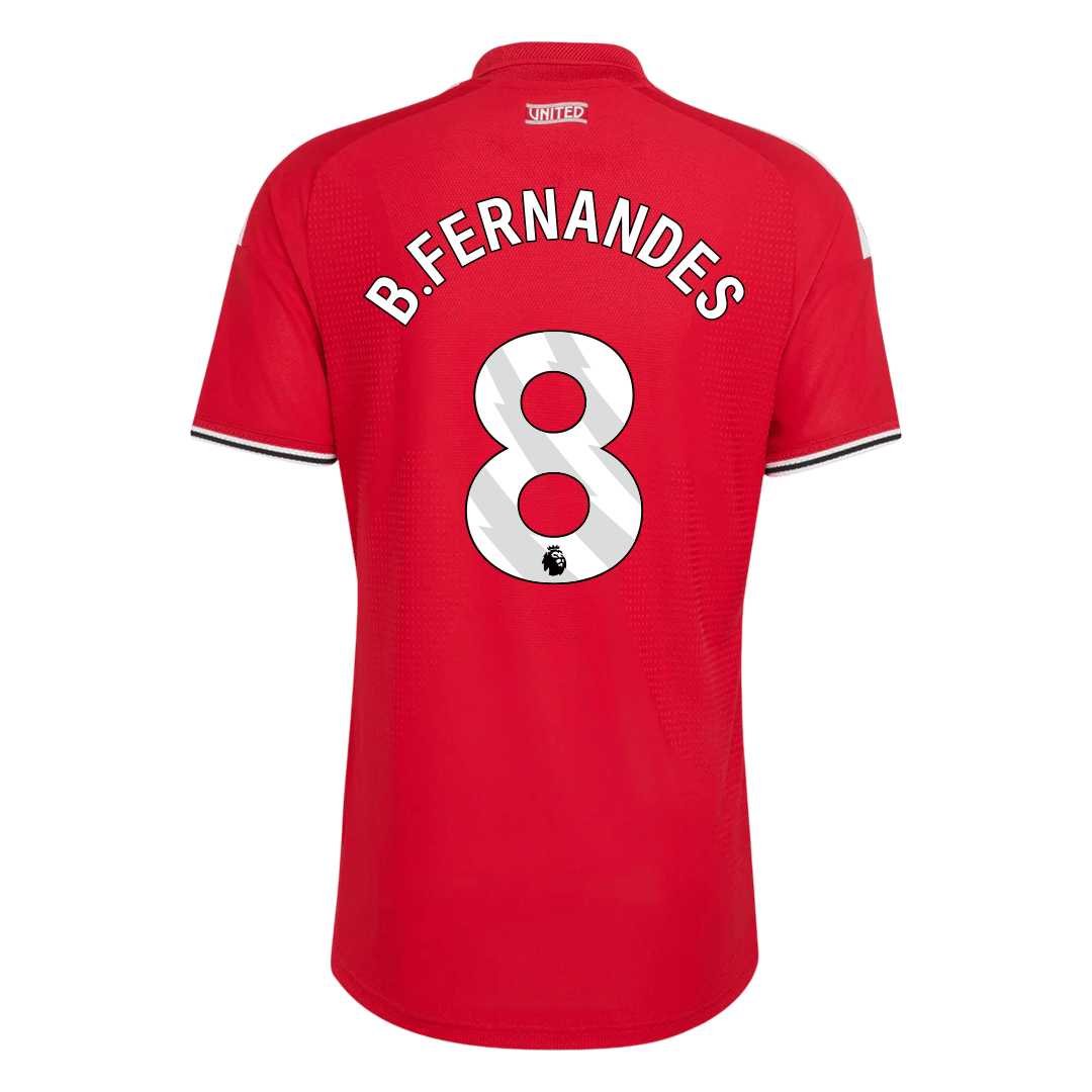 B. FERNANDES #8 Manchester United Játékos Verzió Hazai Mez 2026/27 Piros