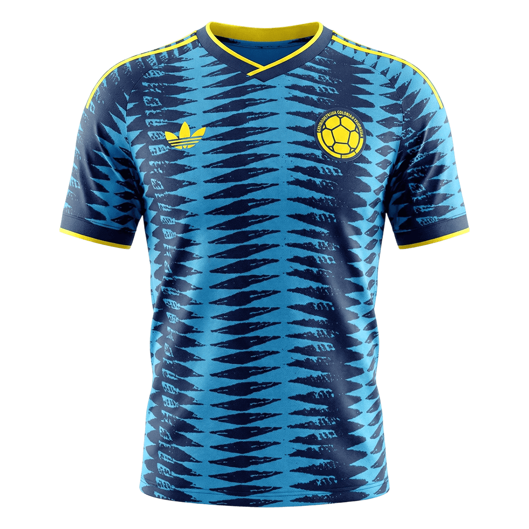 Colombia Játékos Verzió Idegenbeli Mez World Cup 2026 Kék