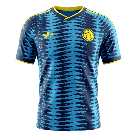 Colombia Játékos Verzió Idegenbeli Mez World Cup 2026 Kék