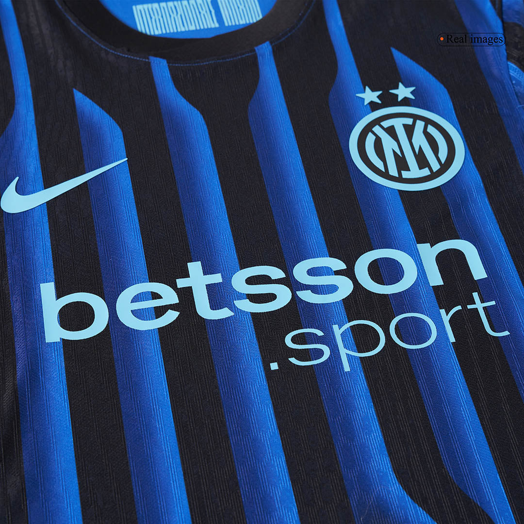 LAUTARO #10 Játékos Inter Milan Otthon Soccer Mez 2025/26 Kék&Fekete