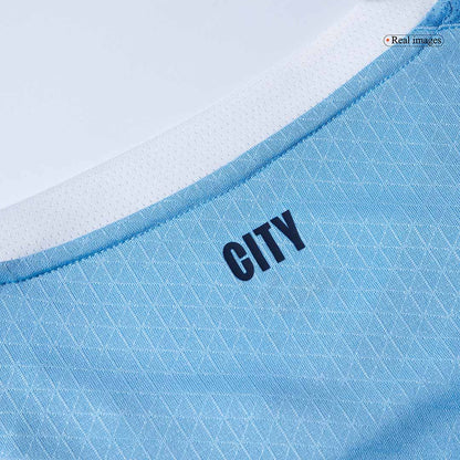 RODRIGO #16 Manchester City Játékos Otthon Mez 2025/26 Kék