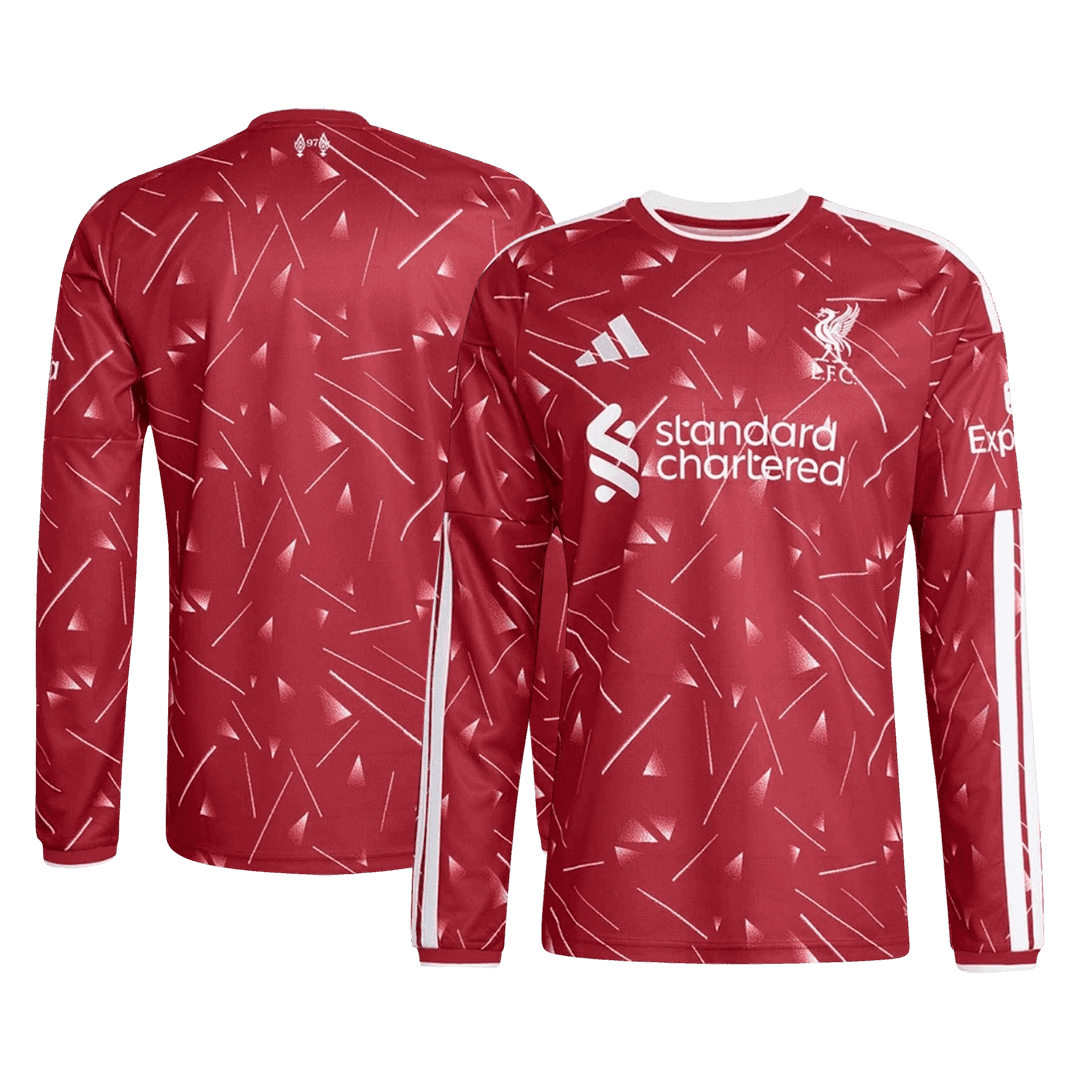 Liverpool Hazai Hosszú Ujjú Mez 2026/27 Piros