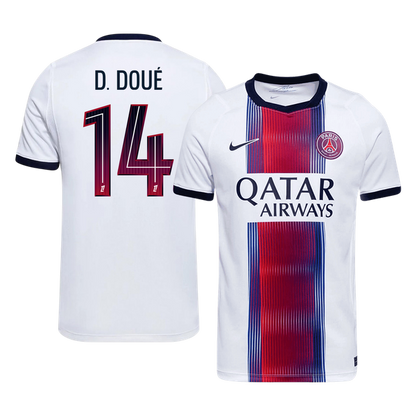 D. DOUÉ #14 PSG Idegenbeli Mez 2026/27 Fehér