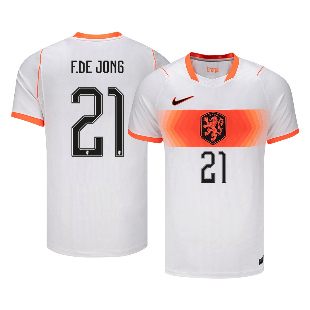 F.DE JONG #21 Hollandia Idegenbeli Mez 2026 Fehér