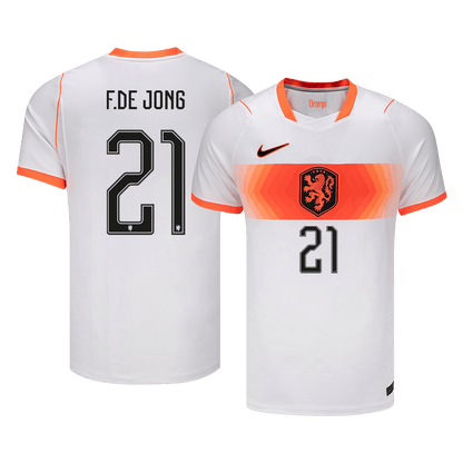 F.DE JONG #21 Hollandia Idegenbeli Mez 2026 Fehér