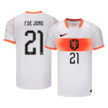 F.DE JONG #21 Hollandia Idegenbeli Mez 2026 Fehér