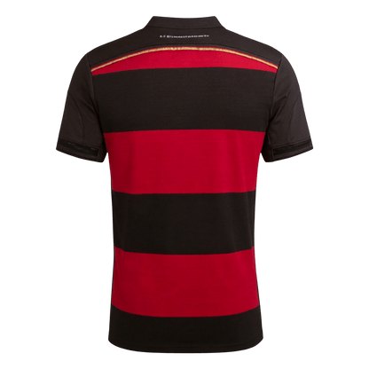 Németország Idegenbeli Retro Futball Mez 2014 Fekete&Piros