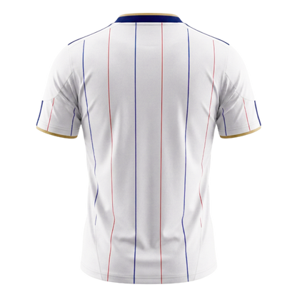 Franciaország Idegenbeli Retro Futball Mez 2010 Fehér