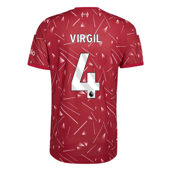 VIRGIL #4 Liverpool Játékos Verzió Hazai Mez 2026/27 Piros