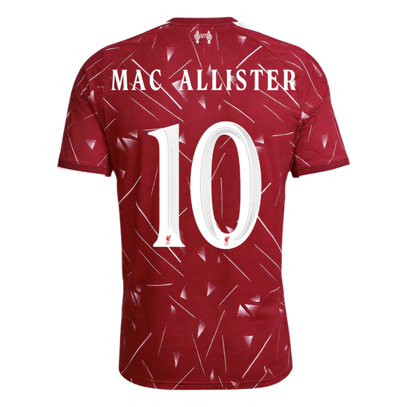 MAC ALLISTER #10 Liverpool Hazai - UCL Futball 2026/27 Piros