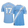 DE BRUYNE #17 Manchester City Otthoni Futball Mez 2025/26 Kék