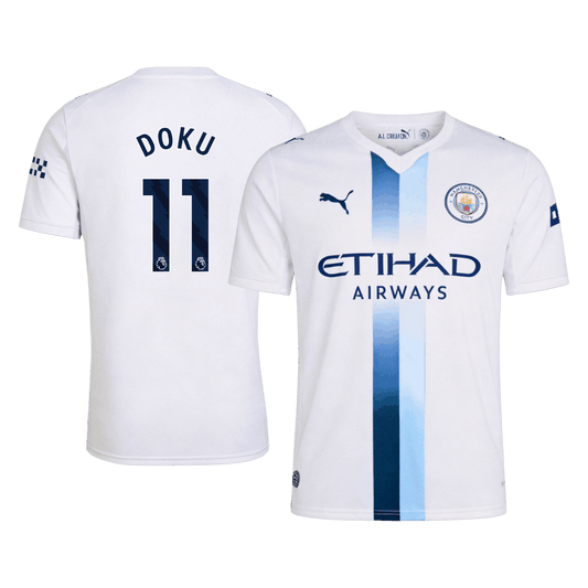 DOKU #11 Manchester City Harmadik Mez 2026/27 Fehér