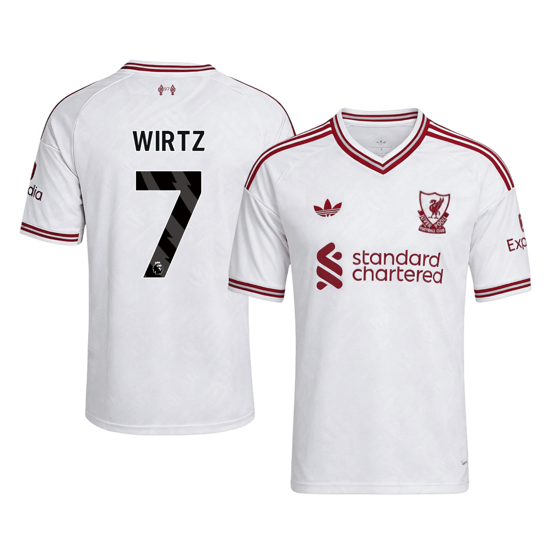 WIRTZ #7 Liverpool Idegenbeli Mez 2026/27 Fehér