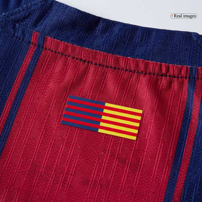 PEDRI #8 Játékos Barcelona Otthon Soccer Mez 2025/26 Piros&Kék