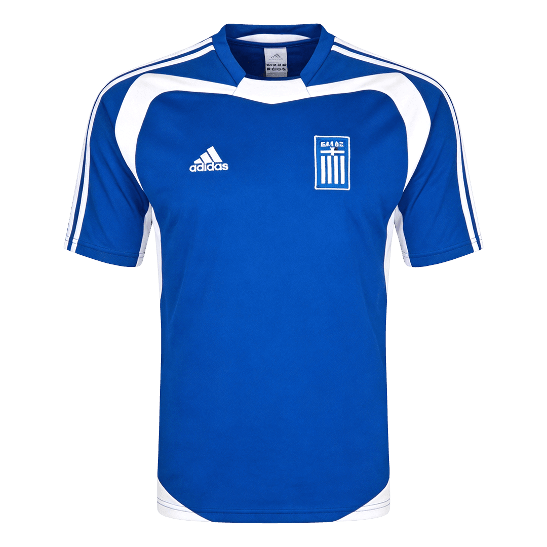 Görögország Hazai Retro Futball Mez 2004 Kék