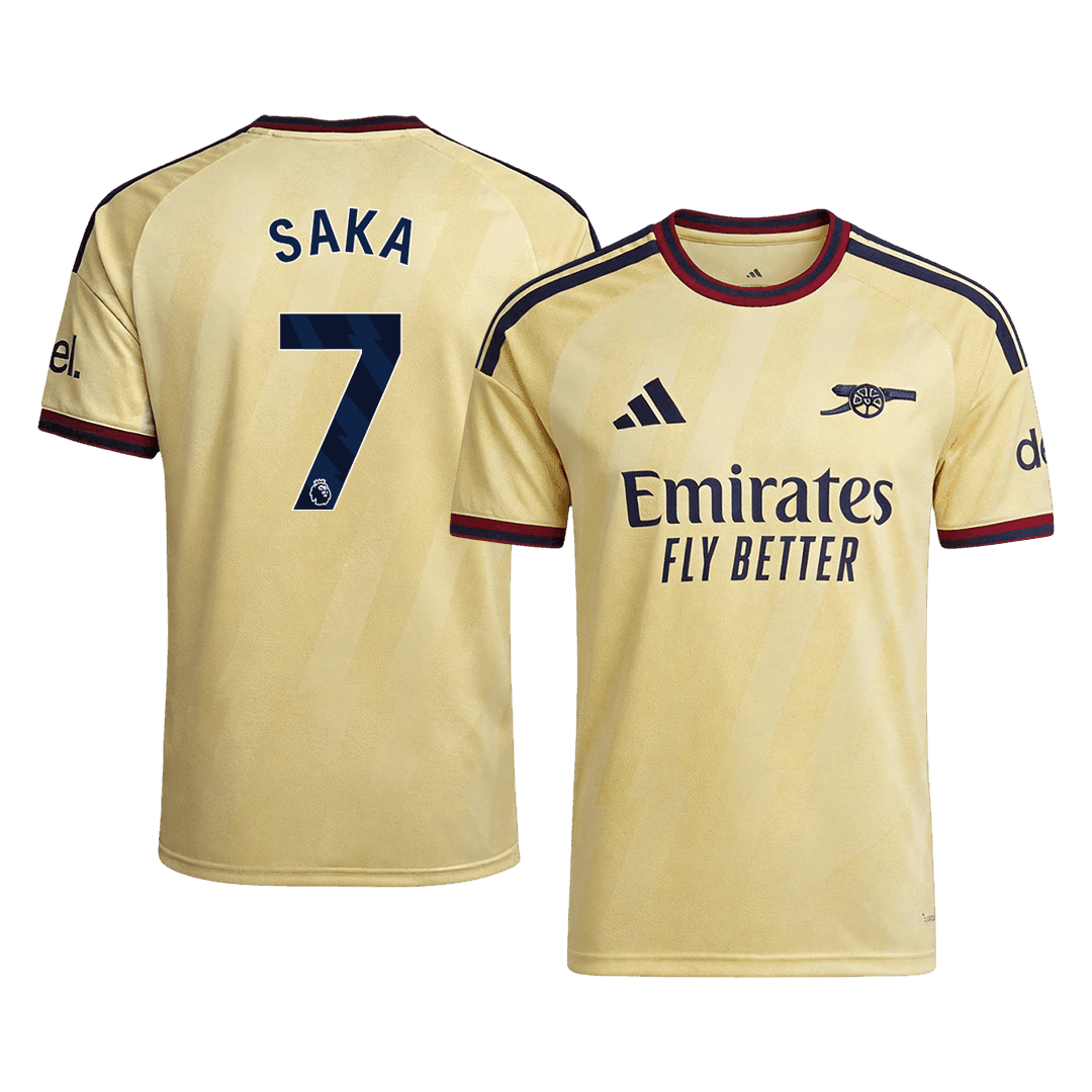 SAKA #7 Arsenal Játékos Verzió Harmadik Mez 2026/27 Sárga