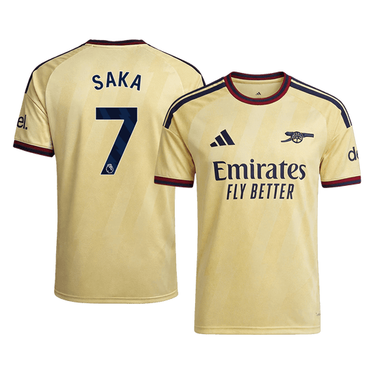 SAKA #7 Arsenal Játékos Verzió Harmadik Mez 2026/27 Sárga