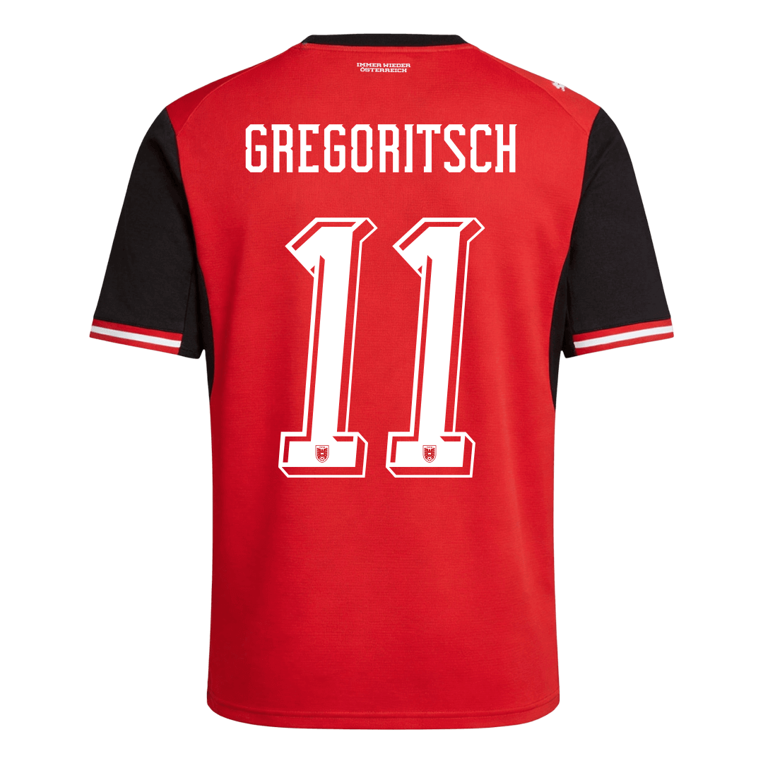 GREGORITSCH #11 Ausztria Hazai Világbajnoki Mez 2026 Piros