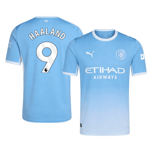 HAALAND #9 Manchester City Hazai Mez 2026/27 Kék