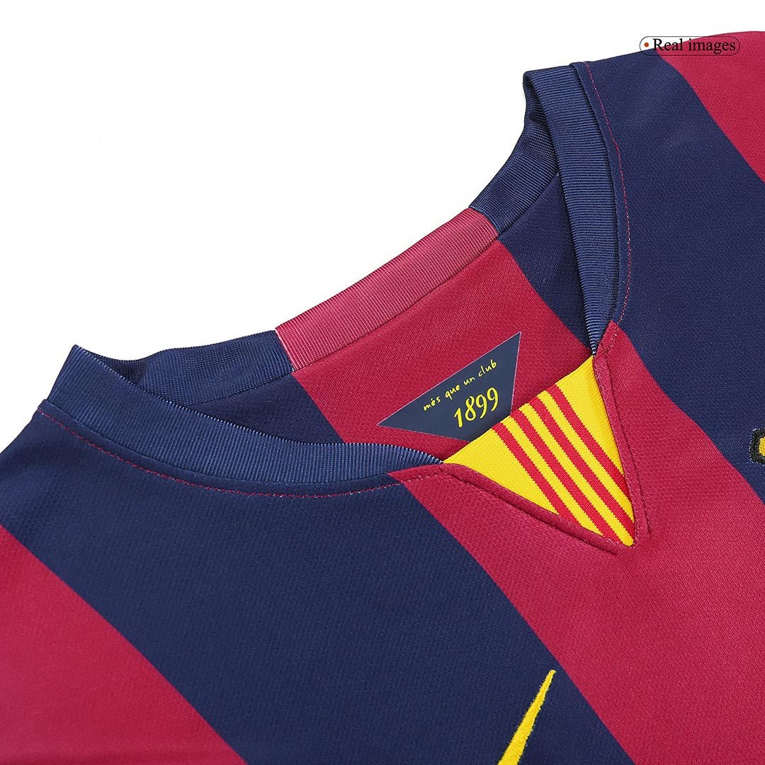 Barcelona Otthon Retro Futball Mez 2014/15 Piros&Kék